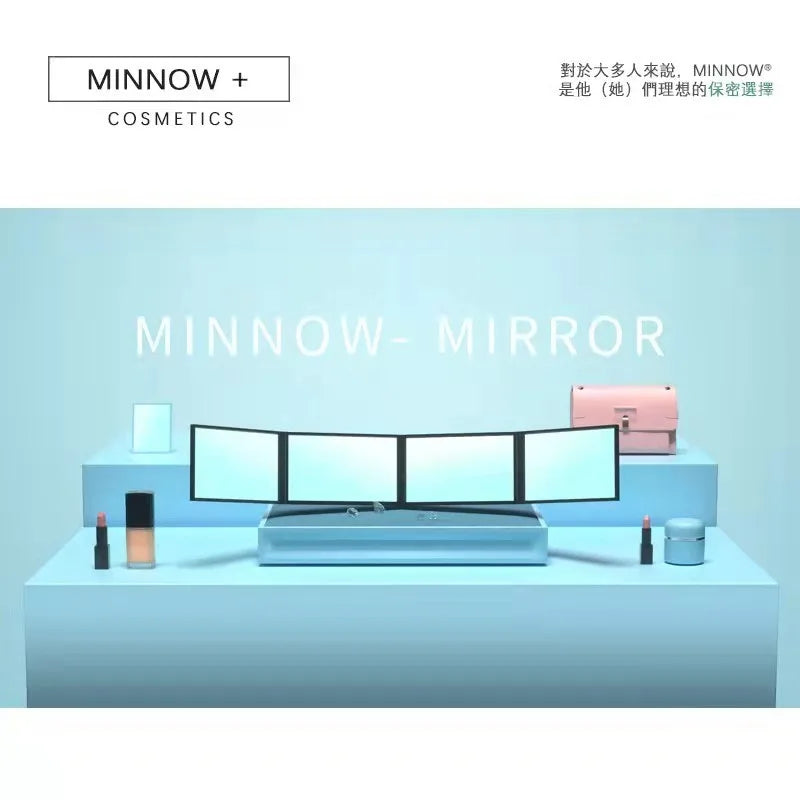 Retractable Adjustable Trifold Mirror for Self Haircuts by HitMyNeed