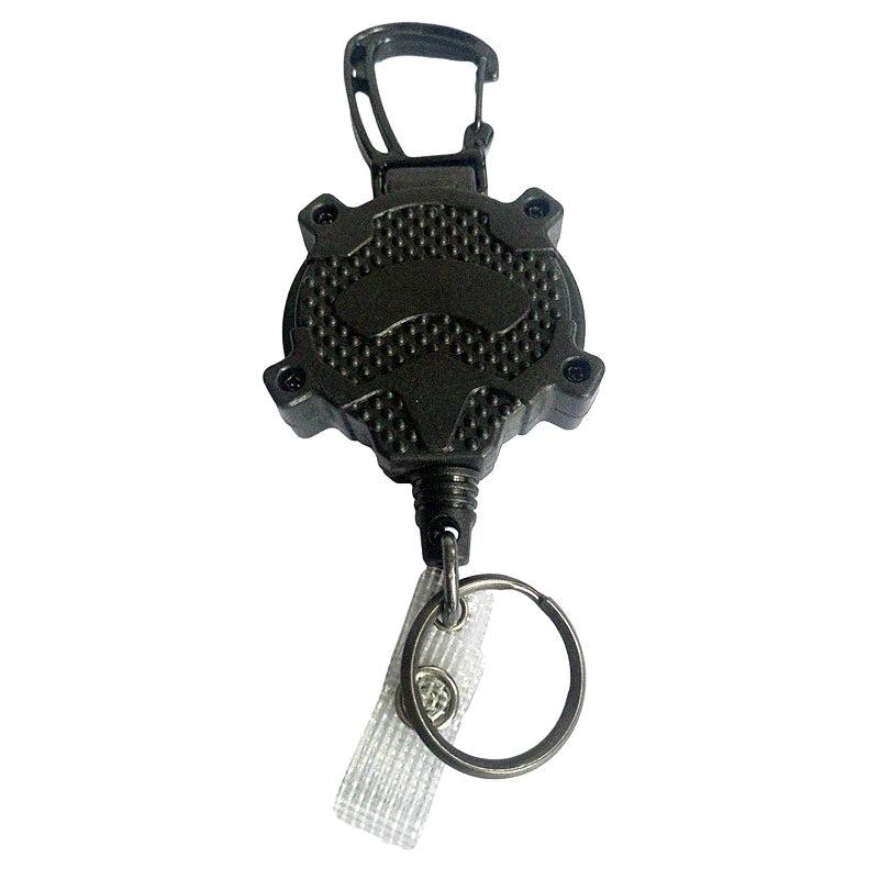 Retractable Anti-Loss Metal Keychain with Elastic Cord a2 by HitMyNeed