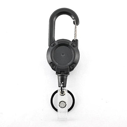 Retractable Anti-Loss Metal Keychain with Elastic Cord c by HitMyNeed
