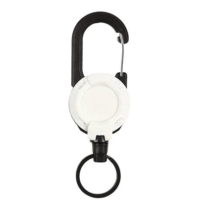 Retractable Anti-Loss Metal Keychain with Elastic Cord d by HitMyNeed