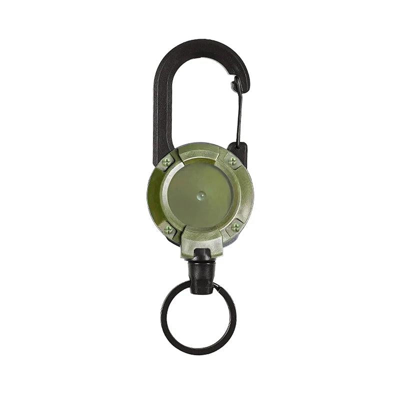 Retractable Anti-Loss Metal Keychain with Elastic Cord i by HitMyNeed