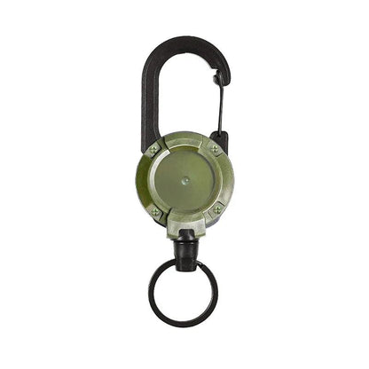 Retractable Anti-Loss Metal Keychain with Elastic Cord i by HitMyNeed