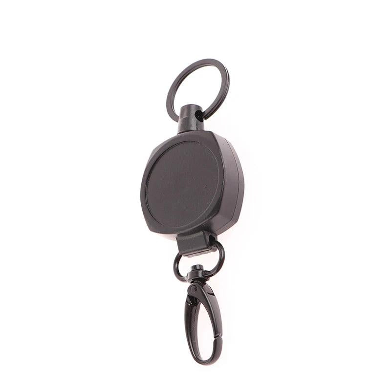 Retractable Anti-Loss Metal Keychain with Elastic Cord i1 by HitMyNeed