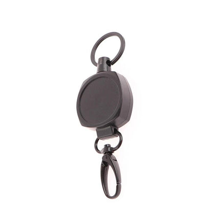 Retractable Anti-Loss Metal Keychain with Elastic Cord i1 by HitMyNeed