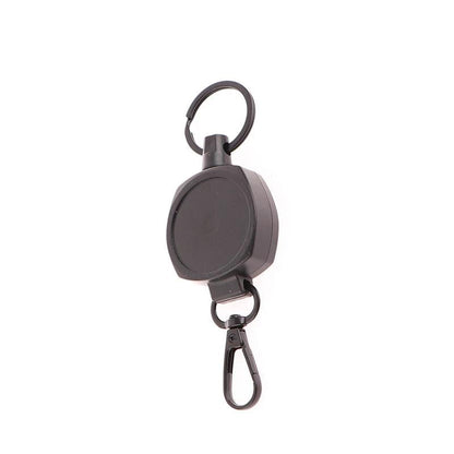 Retractable Anti-Loss Metal Keychain with Elastic Cord j by HitMyNeed