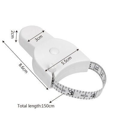 Retractable Body Measuring Tape 150cm by HitMyNeed