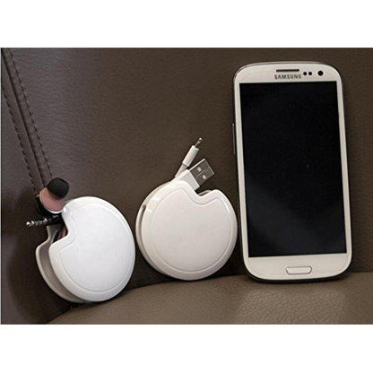Retractable Earphone Holder and Cable Winder by HitMyNeed