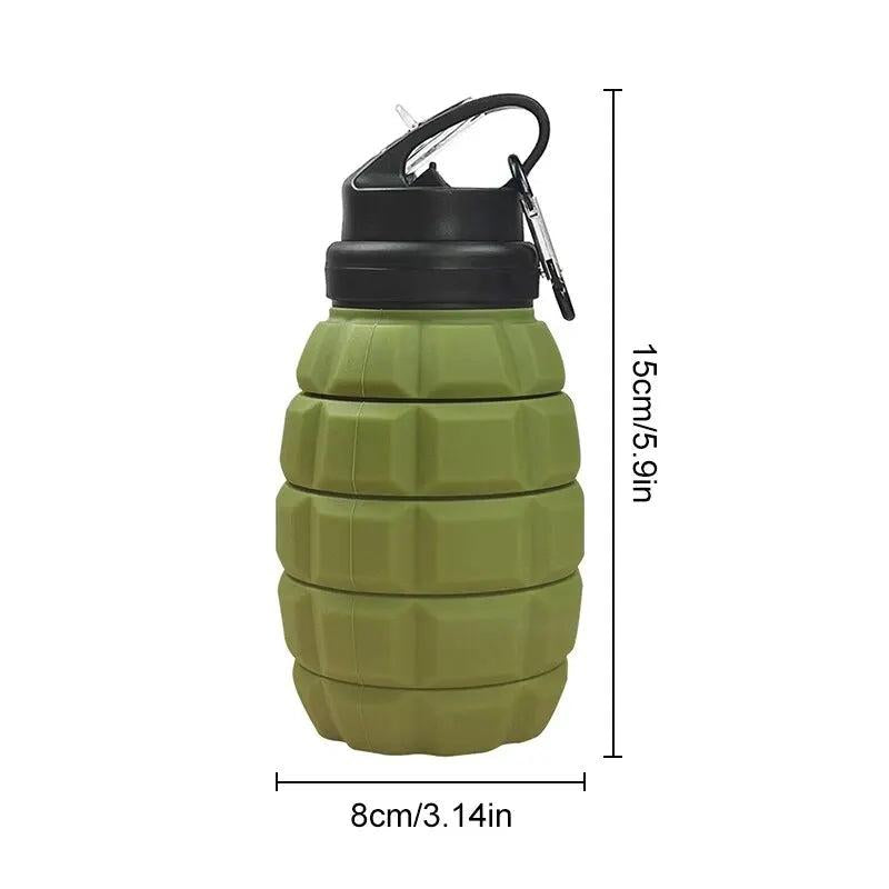Retractable Foldable Silicone Water Bottle 580ml by HitMyNeed