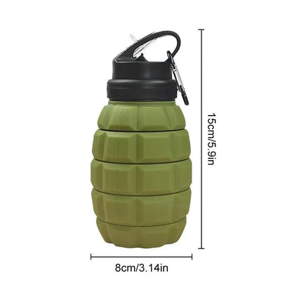 Retractable Foldable Silicone Water Bottle 580ml by HitMyNeed