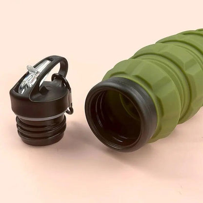 Retractable Foldable Silicone Water Bottle 580ml by HitMyNeed