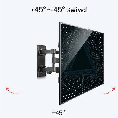 Retractable Full-Motion TV Wall Mount 32-70 Inch by HitMyNeed