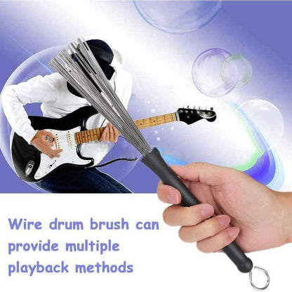 Retractable Metal Wire Drum Brush by HitMyNeed
