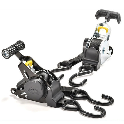 Retractable Ratchet Secure Cargo Straps for Cars & Motorcycles of 1pc by HitMyNeed