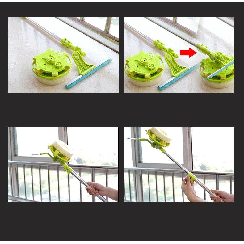 Retractable U-Shaped Multifunctional Window Cleaner by HitMyNeed