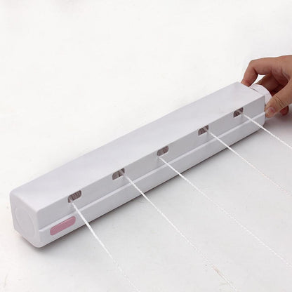 Retractable Wall-Mounted Clothes Drying Rack by HitMyNeed