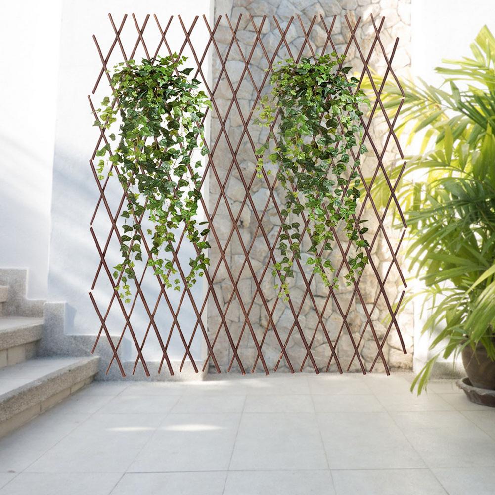 Retractable Wooden Trellis for Climbing Plants by HitMyNeed