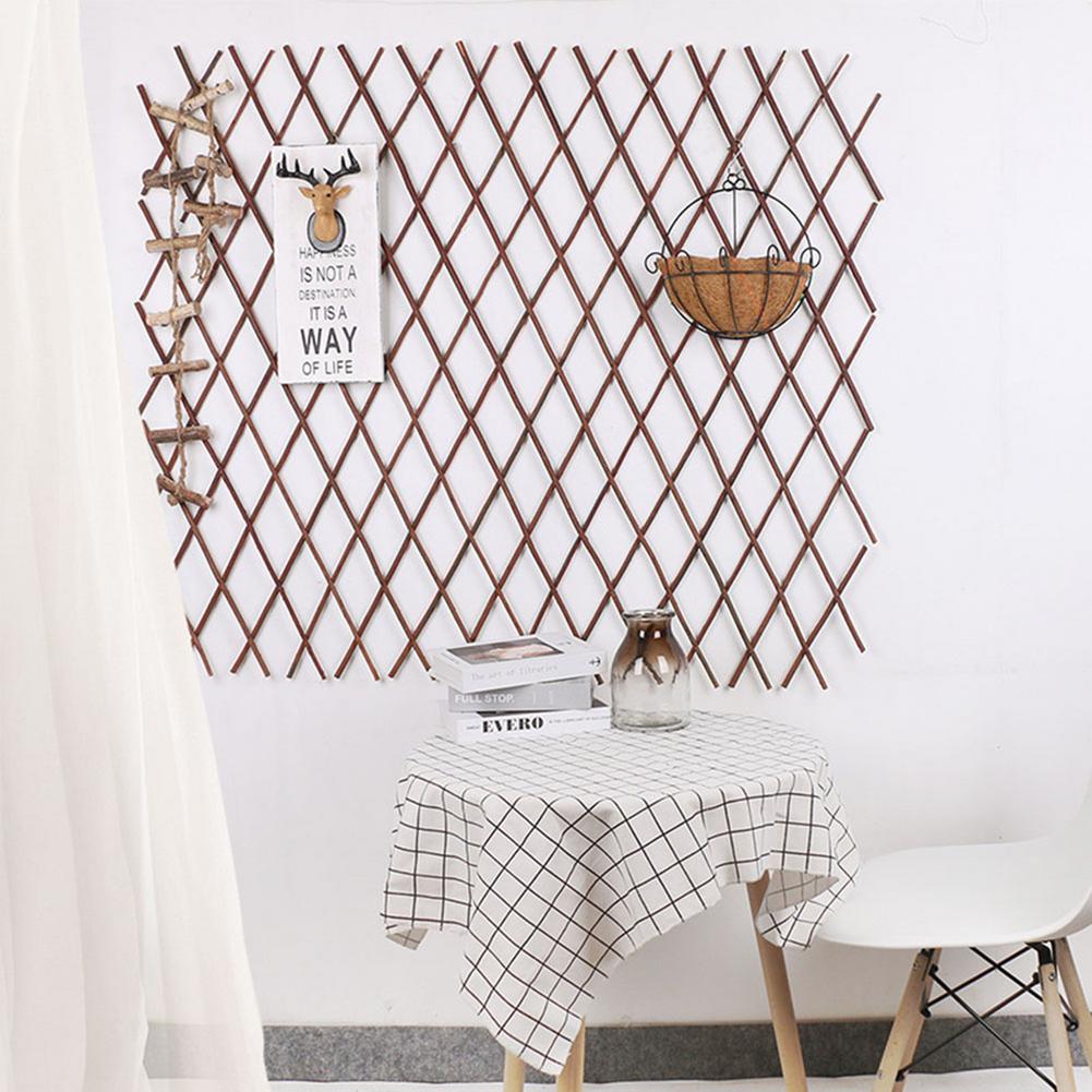 Retractable Wooden Trellis for Climbing Plants by HitMyNeed