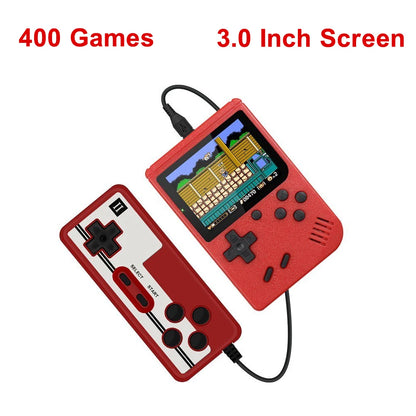 Retro 8-Bit Handheld Game Console with 400 Games 3-0-redwithgamepade by HitMyNeed