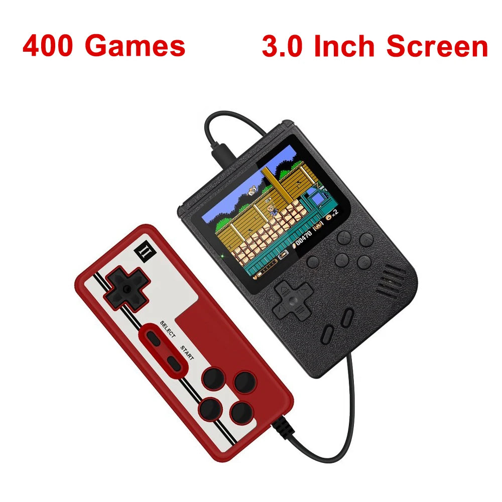 Retro 8-Bit Handheld Game Console with 400 Games 3-0blackwithgamepad by HitMyNeed