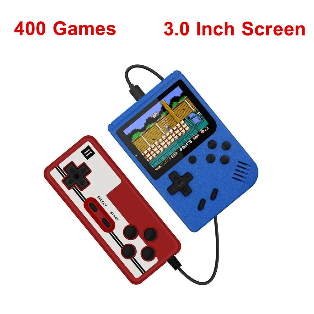 Retro 8-Bit Handheld Game Console with 400 Games 3-0bluewithgamepad by HitMyNeed