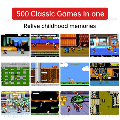 Retro 8-Bit Handheld Game Console with 400 Games by HitMyNeed