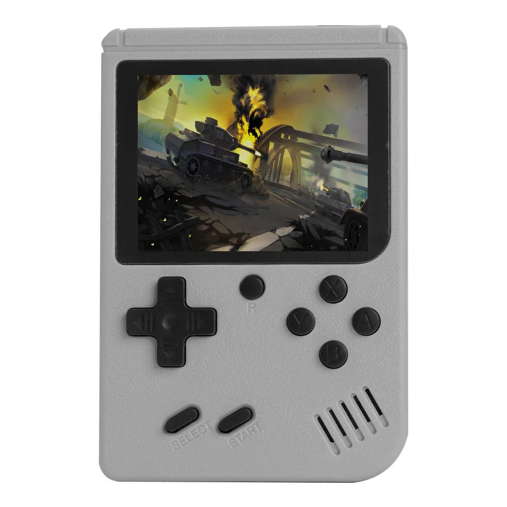 Retro 8-Bit Handheld Game Console with 500 Games gray by HitMyNeed