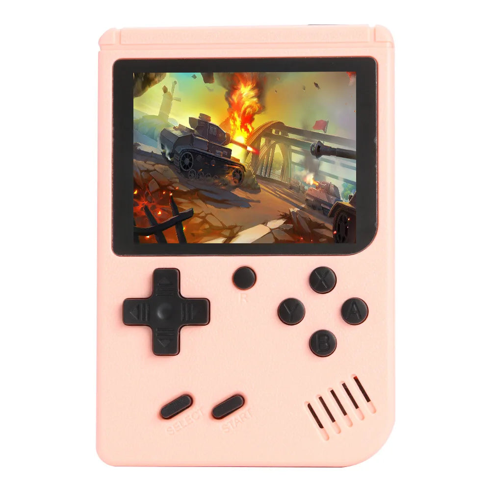 Retro 8-Bit Handheld Game Console with 500 Games pink by HitMyNeed
