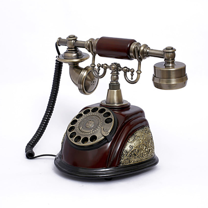 Retro Corded Rotary Telephone with Ringtone by HitMyNeed