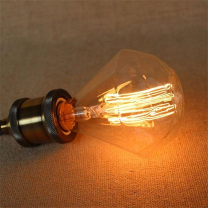 Retro Diamond Incandescent Decor Bulb E27 40W by HitMyNeed
