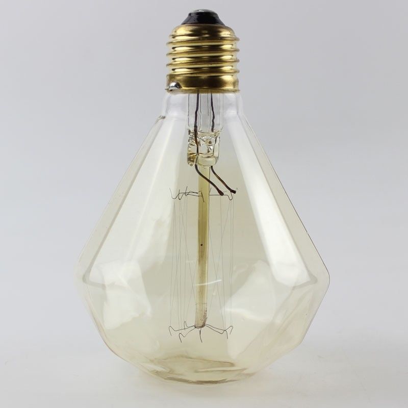 Retro Diamond Incandescent Decor Bulb E27 40W by HitMyNeed