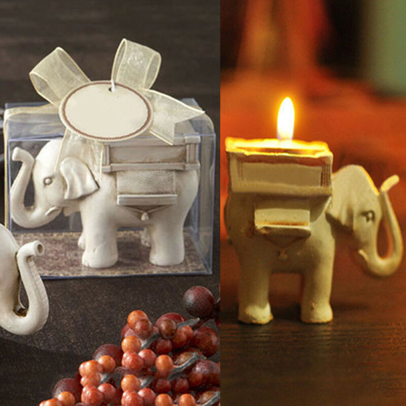 Retro Elephant Tea Light Holder in Resin by HitMyNeed