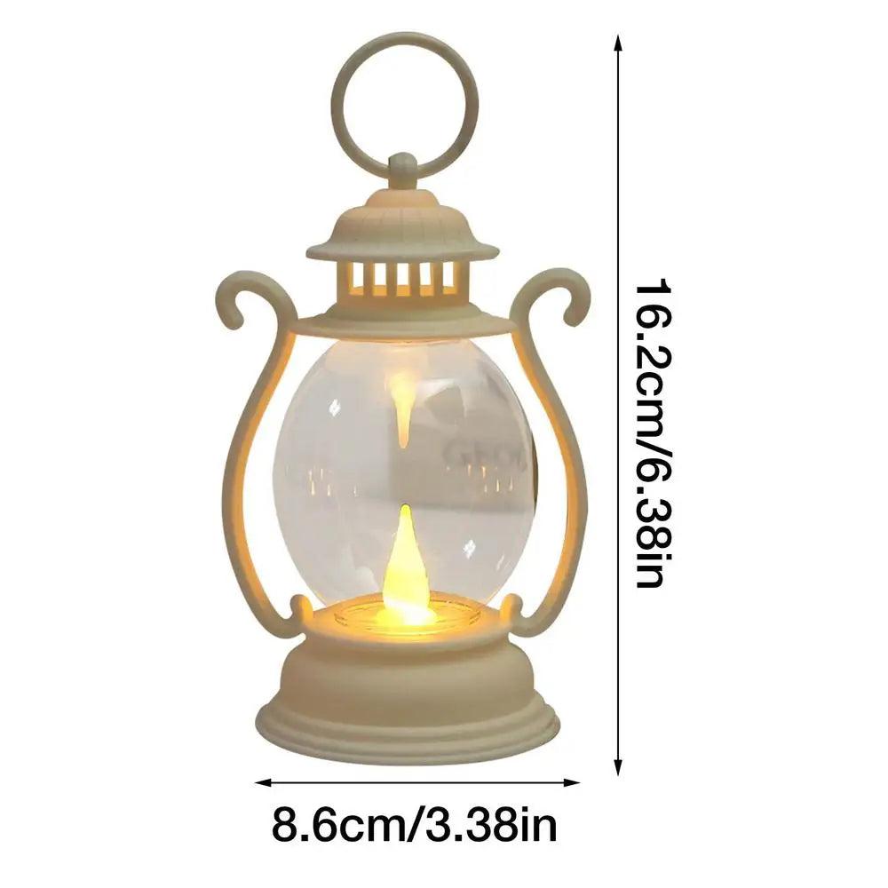 Retro LED Camping Lantern Battery Powered White by HitMyNeed