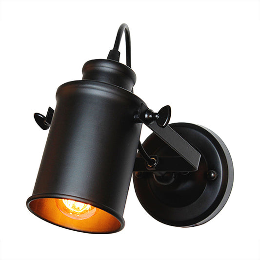 Retro LED Wall Sconce Light, Vintage Iron Fixture by HitMyNeed