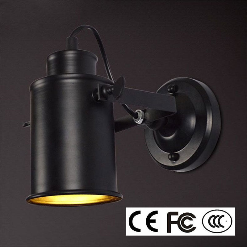 Retro LED Wall Sconce Light, Vintage Iron Fixture by HitMyNeed