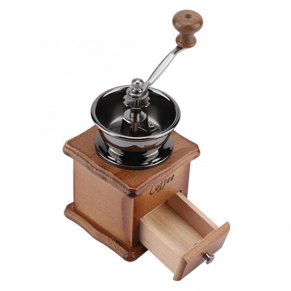 Retro Manual Coffee Grinder Wooden Mill by HitMyNeed