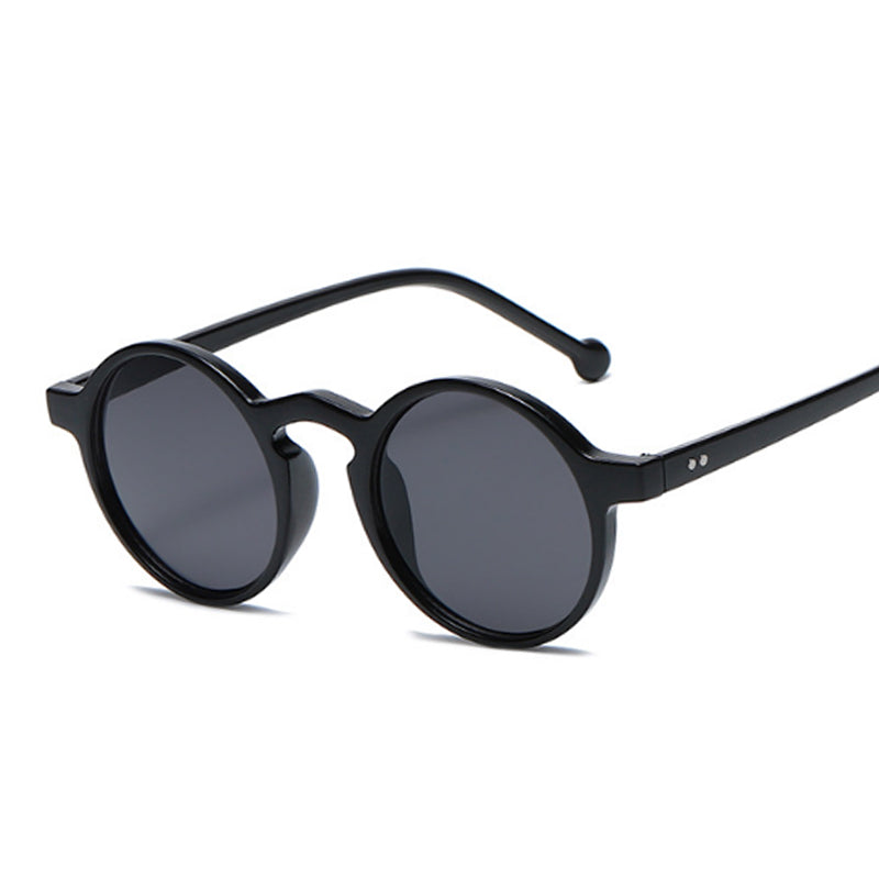 Retro Round Sunglasses for Women black by HitMyNeed