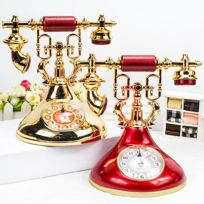 Retro Telephone Alarm Clock Desktop Ornament by HitMyNeed