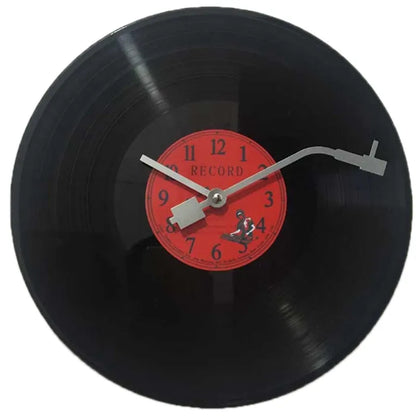 Retro Vinyl Record Wall Clock with Silent Movement by HitMyNeed