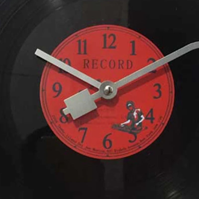 Retro Vinyl Record Wall Clock with Silent Movement by HitMyNeed