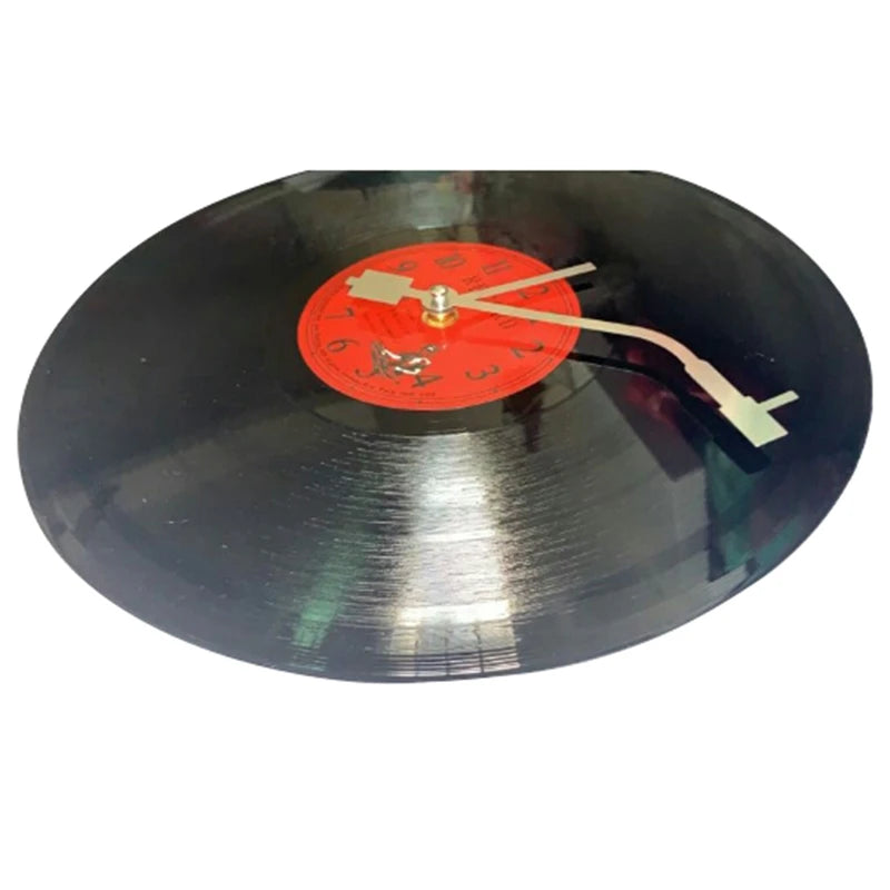 Retro Vinyl Record Wall Clock with Silent Movement by HitMyNeed