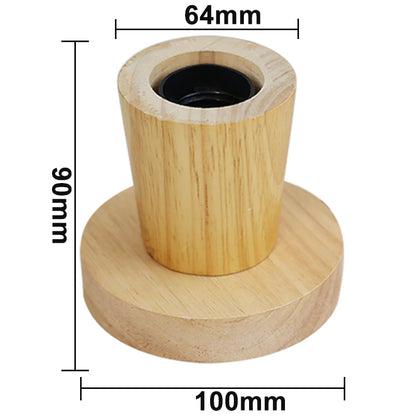 Retro Wooden Table Lamp E27 Night Light 85-265V cylinder by HitMyNeed