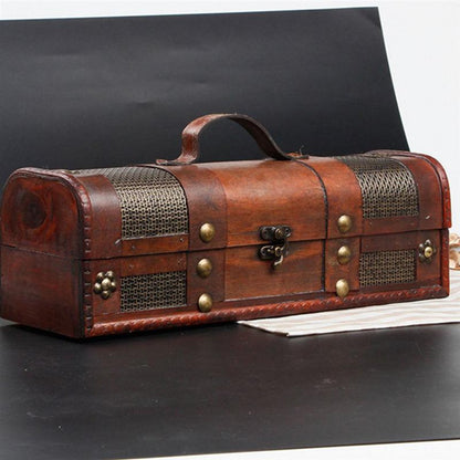 Retro Wooden Wine Case Gift and Storage Box by HitMyNeed