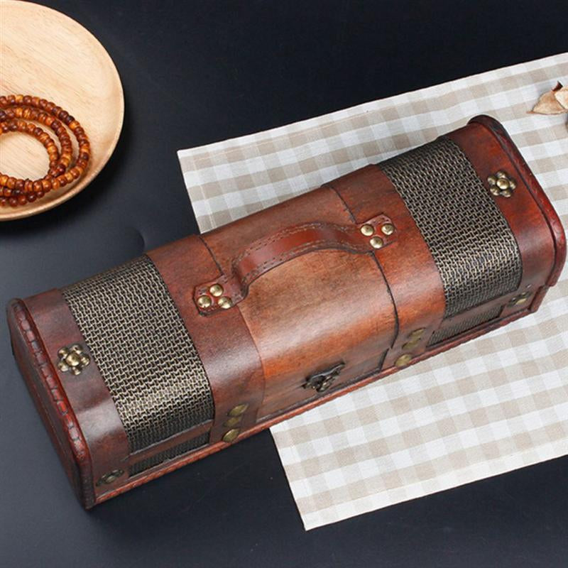Retro Wooden Wine Case Gift and Storage Box by HitMyNeed