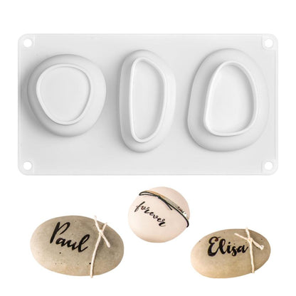 Reusable 3D Silicone Stone Mold for Chocolate & Wax by HitMyNeed