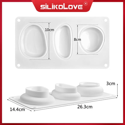 Reusable 3D Silicone Stone Mold for Chocolate & Wax by HitMyNeed