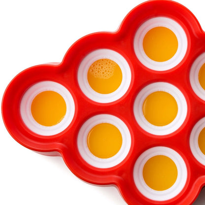 Reusable 9-Cavity Silicone Ball Popsicle Mold by HitMyNeed