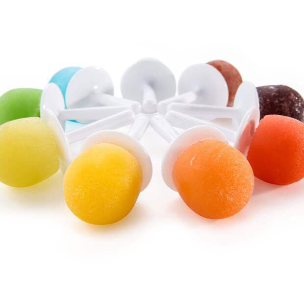 Reusable 9-Cavity Silicone Ball Popsicle Mold by HitMyNeed