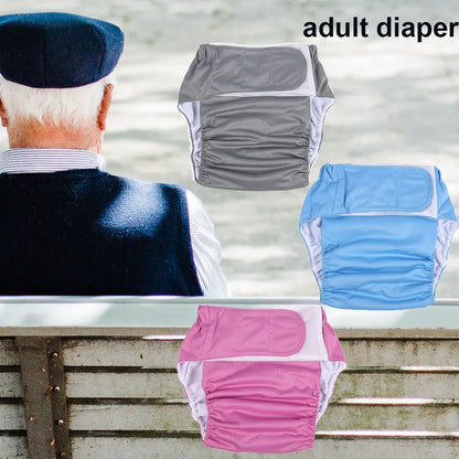 Reusable Adult Cloth Diaper, Large, Washable by HitMyNeed