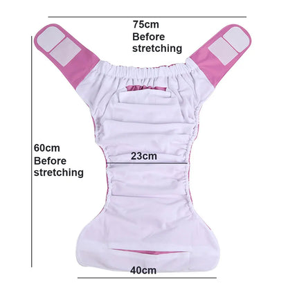 Reusable Adult Cloth Diaper, Large, Washable by HitMyNeed