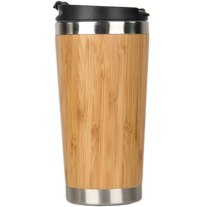 Reusable Bamboo Coffee Travel Cup 450ml by HitMyNeed